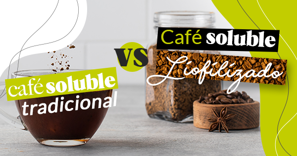 La diferencia entre el café soluble tradicional y el café soluble liofilizado