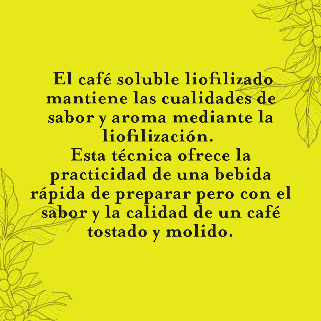 Café Soluble Gourmet Descafeinado Liofilizado