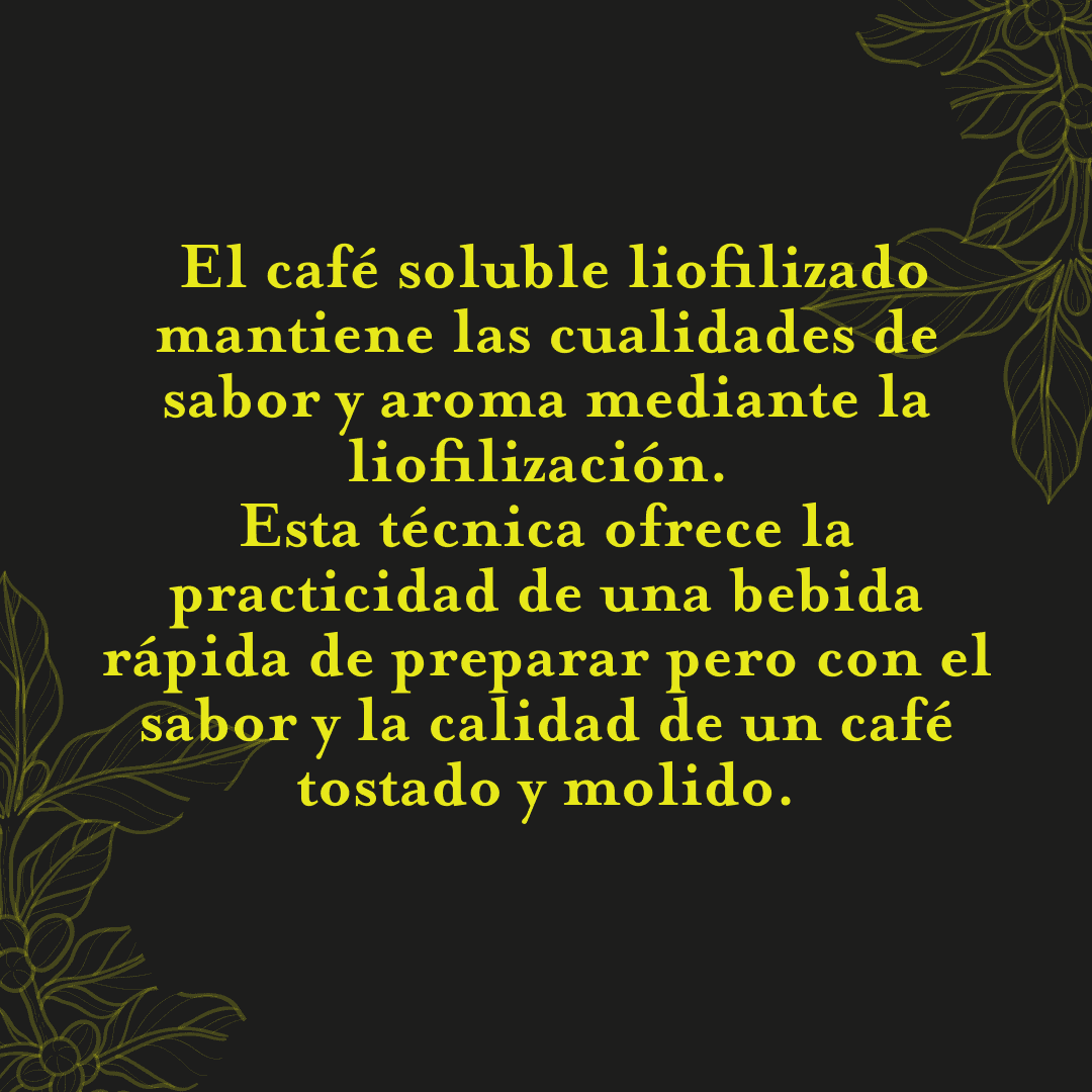 Café Orgánico Soluble Liofilizado De Chiapas