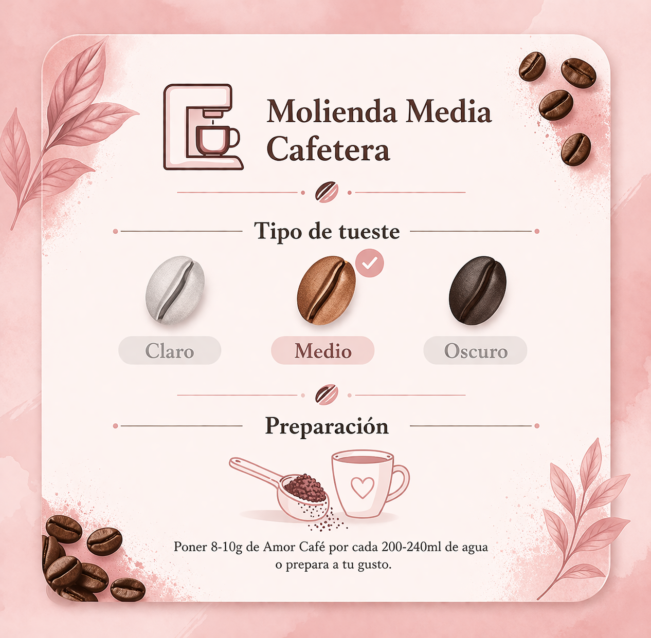 Café NATIVO Original Café Tostado y Molido 450 g 12 pzas