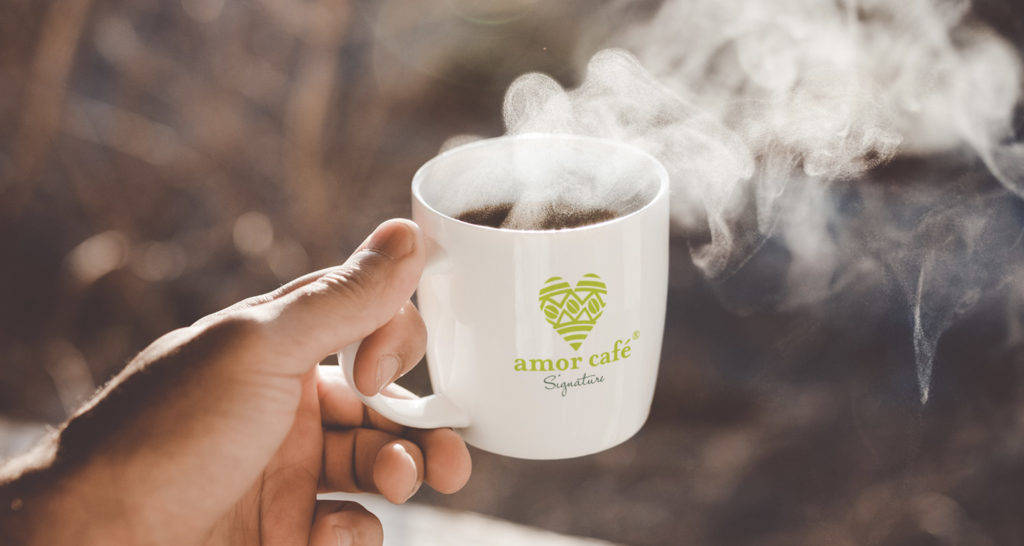 Encabezado De nuestro amor por el café | Amor Café